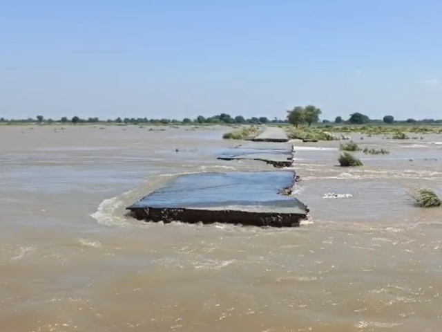 Villages submerged and lives uprooted as Punjab reels under relentless floods. Photo: Express