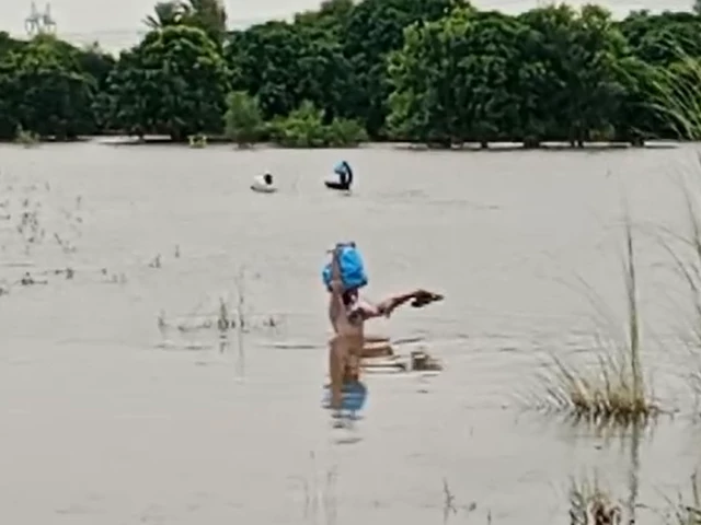 villages submerged and lives uprooted as punjab reels under relentless floods photo express
