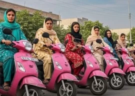 sindh govt to distribute pink scooters this week sindh govt to distribute pink scooters this week