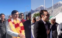 barrister gohar bilawal arrive in skardu as g b election campaign enters final stretch