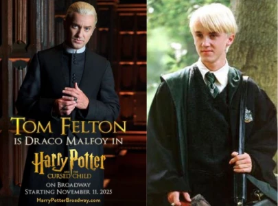 tom felton returns as draco malfoy in harry potter and the cursed child on broadway tom felton returns as draco malfoy in harry potter and the cursed child on broadway