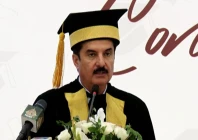 khyber pakhtunkhwa governor faisal karim kundi speaking at the convocation of abaseen university in peshawar photo express