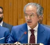 pakistan s permanent representative to the un ambassador asim iftikhar ahmad addressing the united nations security council photo x