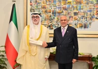 deputy prime minister and foreign minister ishaq dar received kuwaiti foreign minister sheikh jarrah jaber al ahmad al sabah at the ministry of foreign affairs photo fo