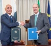 pakistan s ambassador to italy ali javed and italian secretary general foreign affairs ambassador riccardo guariglia in rome sign an agreement abolishing requirement of visas for diplomatic passports photo radiopak