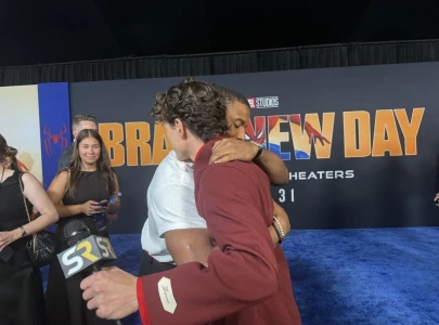 michael b jordan s surprise appearance at spider man brand new day premiere has fans talking michael b jordan s surprise appearance at spider man brand new day premiere has fans talking