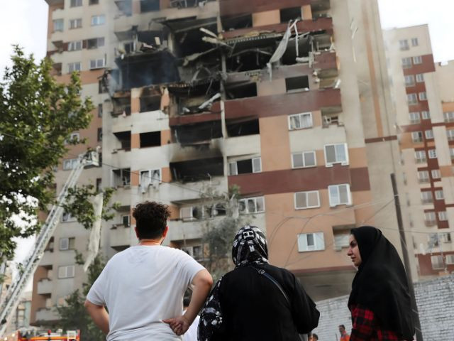 Iranian air strike aftermath