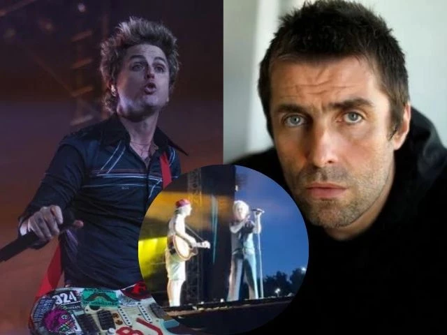 billie joe armstrong kicks fan offstage for playing oasis wonderwall during green day concert billie joe armstrong kicks fan offstage for playing oasis wonderwall during green day concert