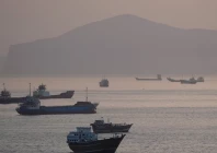 ships and boats in the strait of hormuz musandam oman may 1 2026 photo reuters