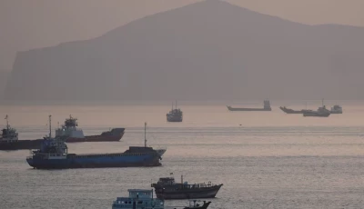ships and boats in the strait of hormuz musandam oman may 1 2026 photo reuters