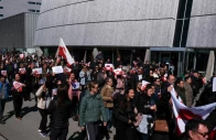 people gather to protest on the day of the opening of a new us consulate in nuuk greenland may 21 2026 photo reuters