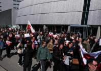 people gather to protest on the day of the opening of a new us consulate in nuuk greenland may 21 2026 photo reuters