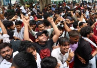 supporters of india s cockroach janta party cjp celebrate after india s education minister dharmendra pradhan resigned following days of protests demanding his resignation over national eligibility cum entrance test neet examination paper leaks at jantar mantar in new delhi july 25 2026 photo reuters