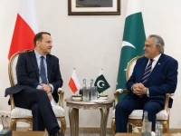 polish deputy prime minister sikorski and deputy prime minister ishaq dar photo x