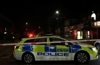 a police cordon line and police car near the scene after four ambulances belonging to hatzola a jewish community organisation were set on fire in an incident that the police say is being treated as an antisemitic hate crime in northwest london britain march 23 2026 photo reuters
