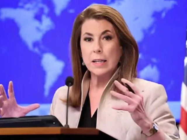 state department spokesperson tammy bruce speaks during her first press briefing at the state department in washington d c u s march 6 2025 photo reuters state department spokesperson tammy bruce speaks during her first press briefing at the state department in washington d c u s march 6 2025 photo reuters