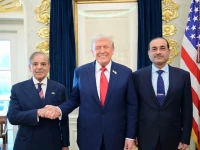 pm shehbaz field marshal munir and us president donald trump at the white house photo pmo x account