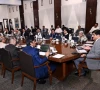 sindh chief minister murad ali shah presides over a meeting of the sindh cabinet at cm house photo x
