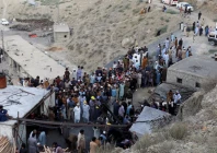 people gather after an explosion buried parts of a coal mining complex on the outskirts of quetta pakistan july 30 2026 photo reuters