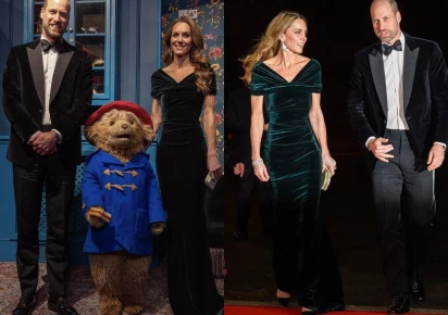 Prince and Princess of Wales attend Royal Variety Performance as Kate says  “my kiddies were very sad” to miss out