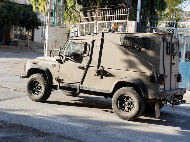 a military vehicle operates during an israeli raid in tubas in the israeli occupied west bank september 25 2025 photo reuters a military vehicle operates during an israeli raid in tubas in the israeli occupied west bank september 25 2025 photo reuters