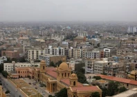 a view of the city skyline is pictured in karachi photo reuters