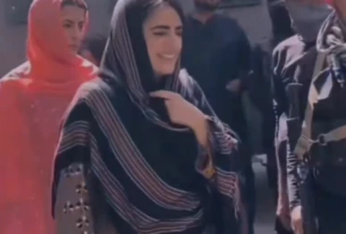 mahrang baloch leaving atc quetta photo x