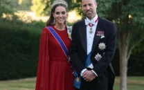 kate middleton attends first state banquet since treatment wearing red givenchy and royal honors kate middleton attends first state banquet since treatment wearing red givenchy and royal honors