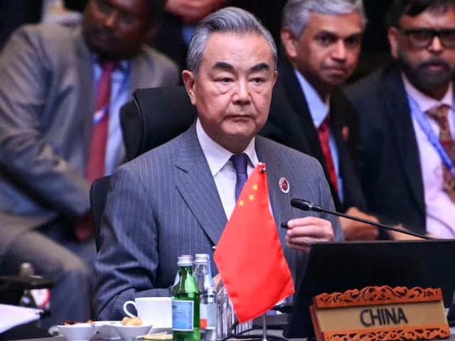 china s foreign minister wang yi attends the 15th east asia summit foreign ministers meeting during the 58th association of southeast asian nations asean foreign ministers meeting and related meetings at the convention centre in kuala lumpur on july 11 2025 photo reuters
