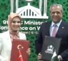 law minister azam nazeer tarar and turkish minister mahinur zdemir g kta sign a memorandum of understanding mou on cooperation in the fields of family affairs social services and social protection screengrab