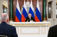 russian president vladimir putin gives a statement to the media at the kremlin in moscow russia may 11 2025 sergey bobylev host agency rhoto reuters