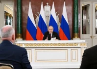 russian president vladimir putin gives a statement to the media at the kremlin in moscow russia may 11 2025 sergey bobylev host agency rhoto reuters