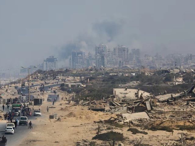 moke rises during an israeli military operation in gaza city as seen from the central gaza strip september 27 2025 photo reuters
