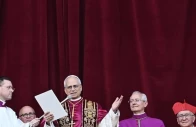 pope leo xiv makes his first appearance after conclave photo anadolu agency
