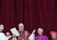 pope leo xiv makes his first appearance after conclave photo anadolu agency