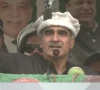 senior pakistan muslim league nawaz pml n leader khawaja saad rafique addresses a public rally in skardu screengrab