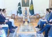 prime minister shehbaz sharif chairs a meeting with petroleum minister ali pervaiz malik and other officials in islamabad directing the minister to travel to karachi and hold talks with oil refineries to secure relief on fuel prices screengrab