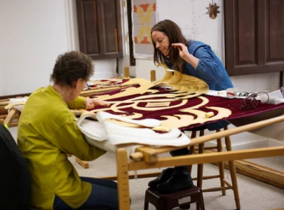 artisans in britain germany and france craft the royal opera house s new curtains