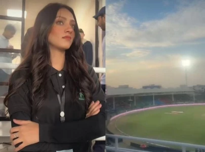 who is the viral girl from pak vs nz tri series final