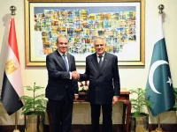 egyptian fm meets dar for talks on regional bilateral issues egyptian fm meets dar for talks on regional bilateral issues