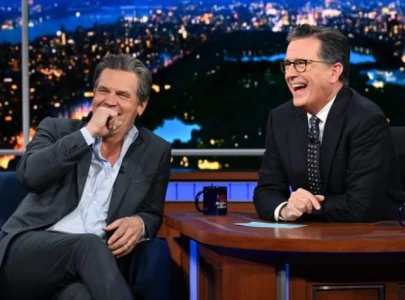 josh brolin and stephen colbert share lighthearted moment in interview josh brolin and stephen colbert share lighthearted moment in interview
