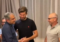 naqvi meets pakistan players ahead of high stakes world cup clash with india photo pcb