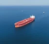 a drone view shows the malta flagged tanker agios fanourios i an oil tanker that sailed through the strait of hormuz arriving in iraq s territorial waters off basra iraq april 17 2026 photo reuters
