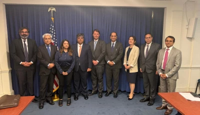 secretary commerce jawad paul who led the pakistan delegation characterised the talks as positive and appreciated the significant progress made during the negotiations photo tahir andrabi on x