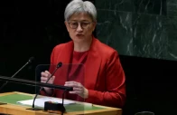 minister for foreign affairs of the commonwealth of australia penny wong addresses the 79th united nations general assembly at u n headquarters in new york u s september 27 2024 photo reuters