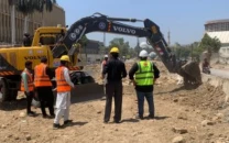 fwo restarts work on karachi s brt red line on university road says mayor