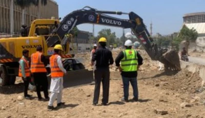 frontier works organisation restarts work at university road photo murtaza wahab x