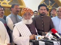 jamiat ulema e islam jui f chief maulana fazlur rehman and khyber pakhtunkhwa chief minister sohail afridi speaking a joint press conference in peshawar screengrab