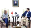 sindh chief minister murad ali shah met denmark s ambassador maja dyris mortensen in karachi screengrab