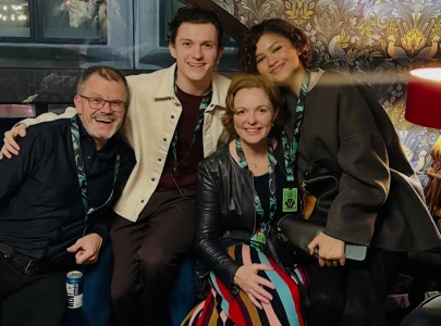 zendaya joins tom holland and his parents for rare public outing in london